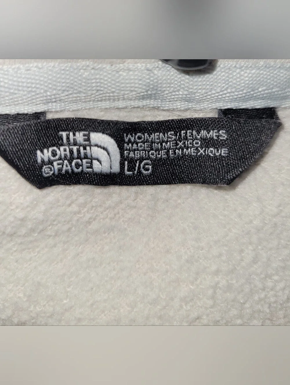 The North Face Korea Flag Logo Hoodie Sweatshirt In Cream